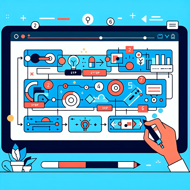 animation sequence on a digital display
