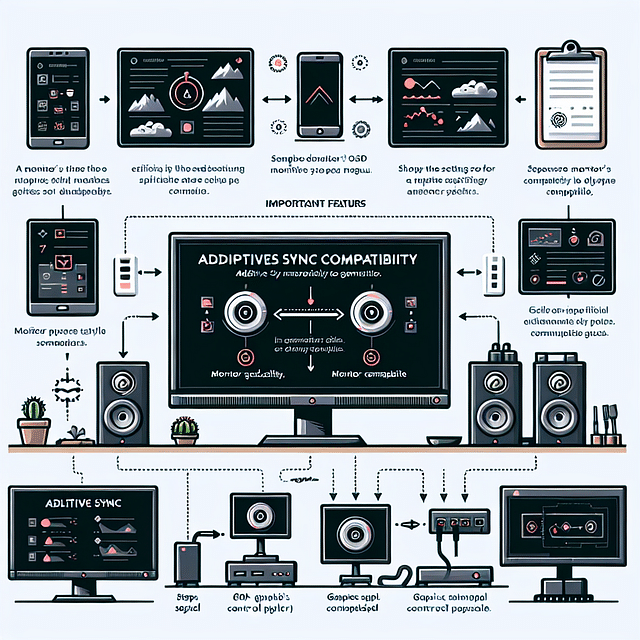 monitor specifications list highlighting Adaptive Sync compatibility