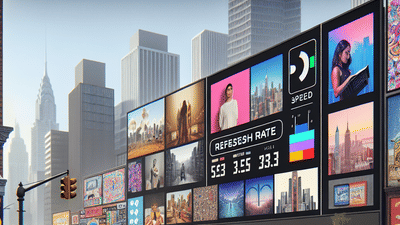 Refresh Rates in the Wild: How Do Outdoor Displays and Billboards Differ?