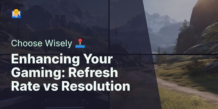 Enhancing Your Gaming: Refresh Rate vs Resolution - Choose Wisely 🕹️